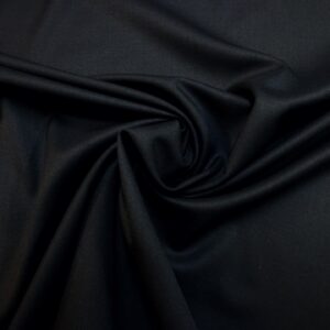 Suiting Fabric Poly Wool Made In England Classic Navy