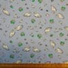 Swans Cotton Fabric Blue
