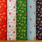 Christmas Fabric Polyester Cotton Dashing Reindeers