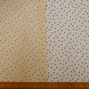 Cotton Fabric Double Gauze Floral Parsnip Patch