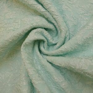 Brocade Suiting Fabric 3D Jacquard Summer Glade Aqua