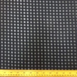 Chiffon Fabric Gingham Seersucker Black