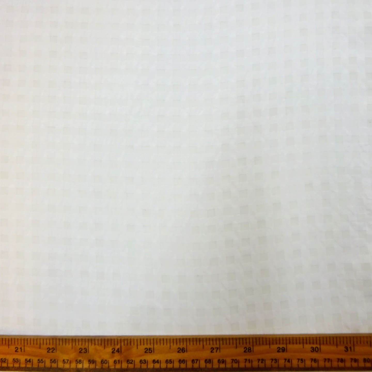 Chiffon Fabric Gingham Seersucker White