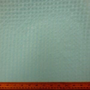 Chiffon Fabric Gingham Seersucker Turquoise