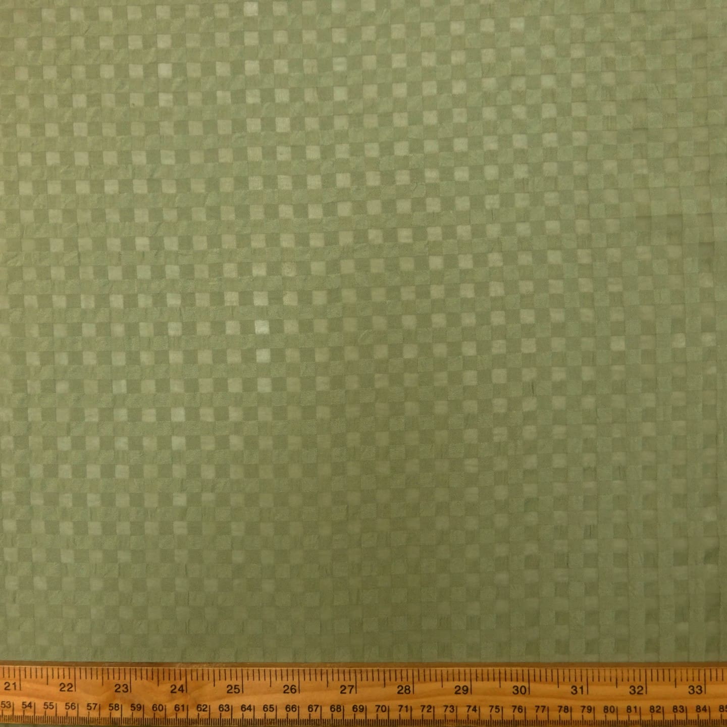 Chiffon Fabric Gingham Seersucker Sage