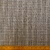 Cotton Fabric Rattan Checks Silver Thread Black Beige