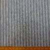 Cotton Fabric Mismatch Stripe Silver Thread Black