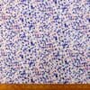 Cotton Fabric Scatter Floral White Royal Jade