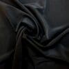 Crepe De Chine Fabric Soft Matt Black