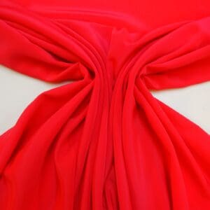 Crepe De Chine Fabric Plain Colours Fuchsia Pink