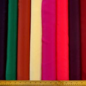 Crepe De Chine Fabric Plain Colours