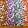 Crepe De Chine Fabric Floral Apple Blossom