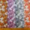 Crepe De Chine Fabric Floral Apple Blossom