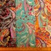 Crepe De Chine Fabric Oriental Swirl