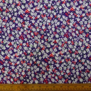 Crepe De Chine Fabric Figgy Woods Purple