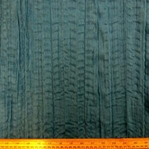 Suedette Fabric Faux Suede Creased Satin Backed Teal