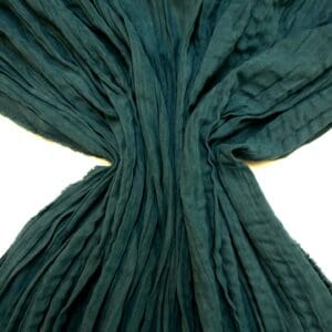 Suedette Fabric Faux Suede Creased Satin Backed Teal