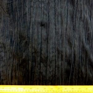 Suedette Fabric Faux Suede Creased Satin Backed Black