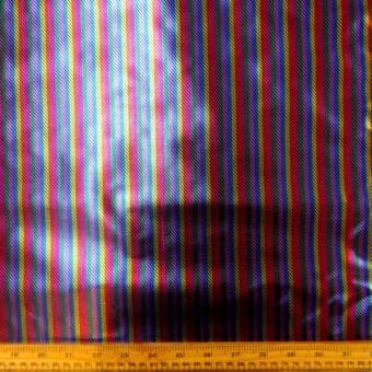 Foil Fabric Rainbow Lamé