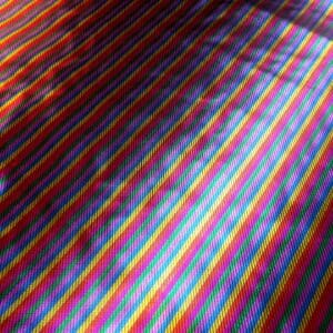 Foil Fabric Rainbow Lamé