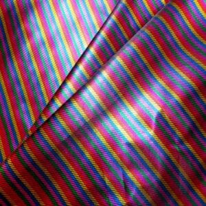 Foil Fabric Rainbow Lamé