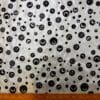 Lurex Fabric Glitter And Flock Moon Beam White Silver Black