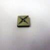 Button 2 Hole 14mm Grey Squares Code Jam