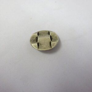 Buttons 28mm Silver Shanked 3D Roman Code Jam