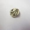 Buttons 25mm Silver Shanked Creased Code Jam