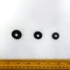Buttons Shanked Diamante Centre Black