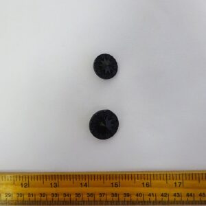 Button Shanked Starburst Black