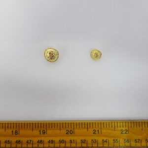 Button Shanked Calvary Gold
