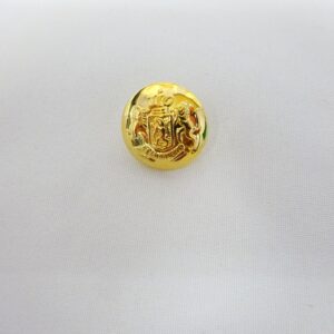 Button 18mm Shanked Gold Crest