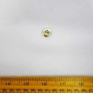 Button 14mm 2 Hole English Light Gold