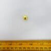 Buttons Shanked 15mm Roundie Gold Code Jam