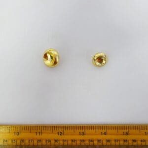Buttons Shanked Gold Harlequin Code Jam