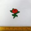 Sew On Motif Stemmed Rose