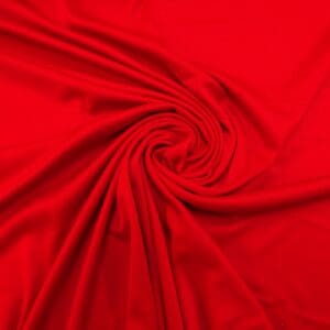 Jersey Fabric Polyester Silky Plain Red