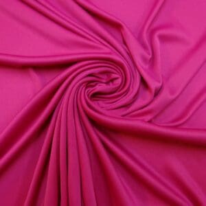 Jersey Fabric Polyester Silky Plain Fuchsia