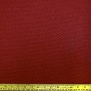 Jersey Fabric 3D Quilted Look 1cm Wide Wine