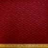 Jersey Fabric 3D Quilted Look 2cm Wide Wine