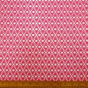 Lace Fabric Crochet Fiji Beach Cerise