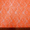 Lace Fabric Corded Carolina Tangerine Orange