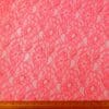 Lace Fabric Corded Carolina Flo Pink