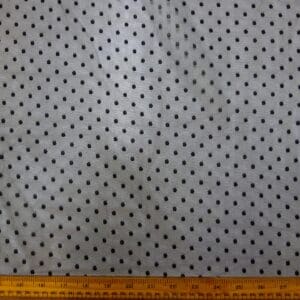 Net Fabric Mesh 0.5cm Dots on Net Black