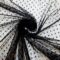 Net Fabric Mesh 0.5cm Dots on Net Black