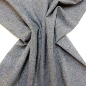 Suiting Fabric Poly Viscose With Slight Lurex Sparkle Silver