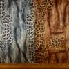 Velour Fabric Animal Print Tribal Tech