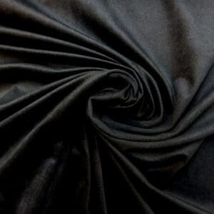 Velvet Fabric Superior Dress Weight Jet Black