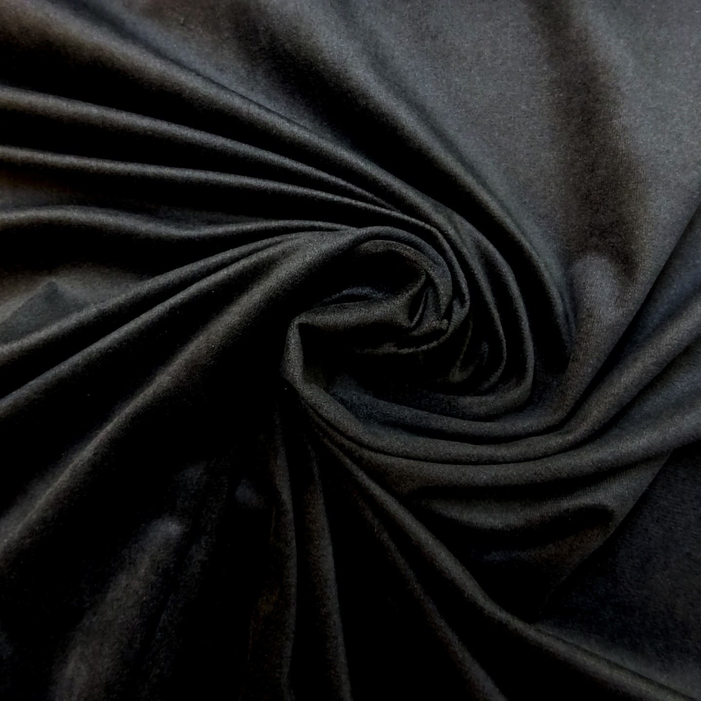 Velvet Fabric Superior Dress Weight Jet Black